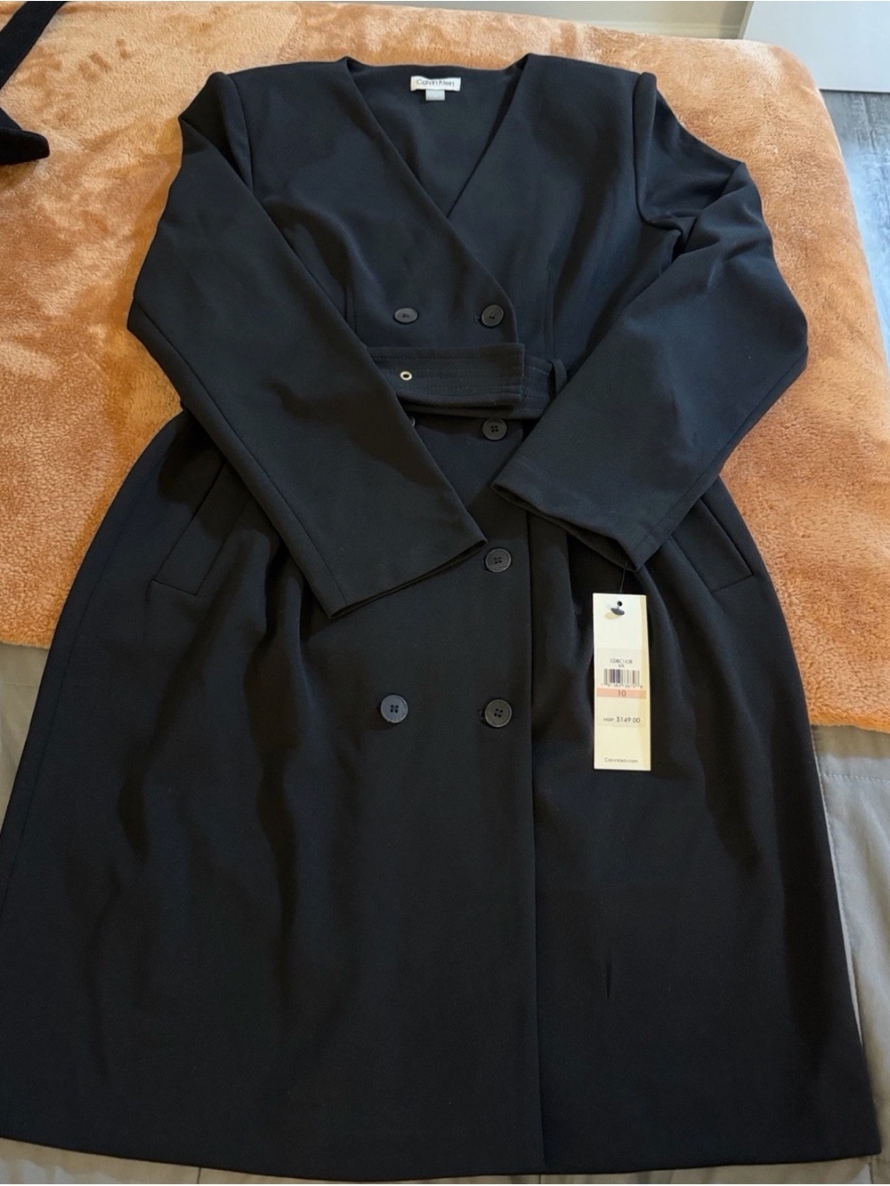 Calvin Klein Double-Breasted Women's Dress